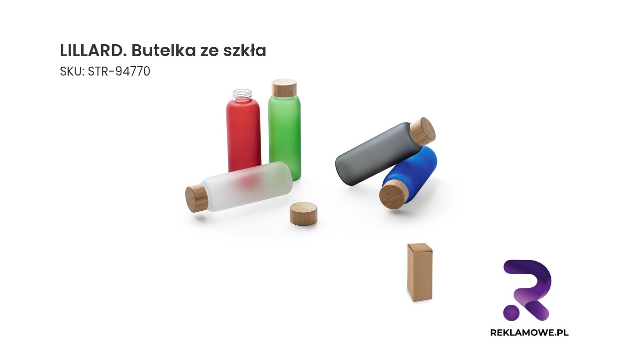 LILLARD. Butelka ze szkła borokrzemianowego o pojemności 500 ml LILLARD Butelka ze szkła