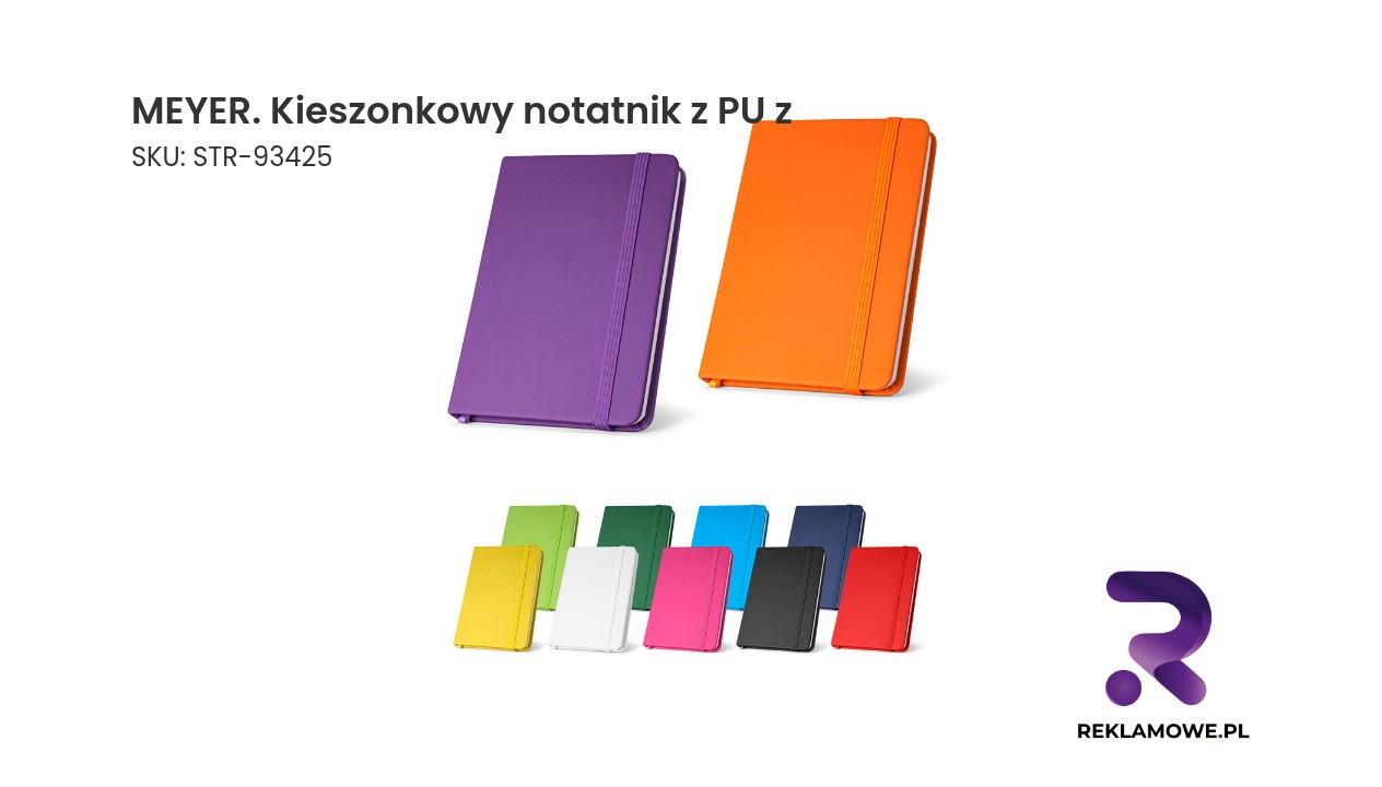 Kieszonkowy notatnik MEYER wykonany z PU