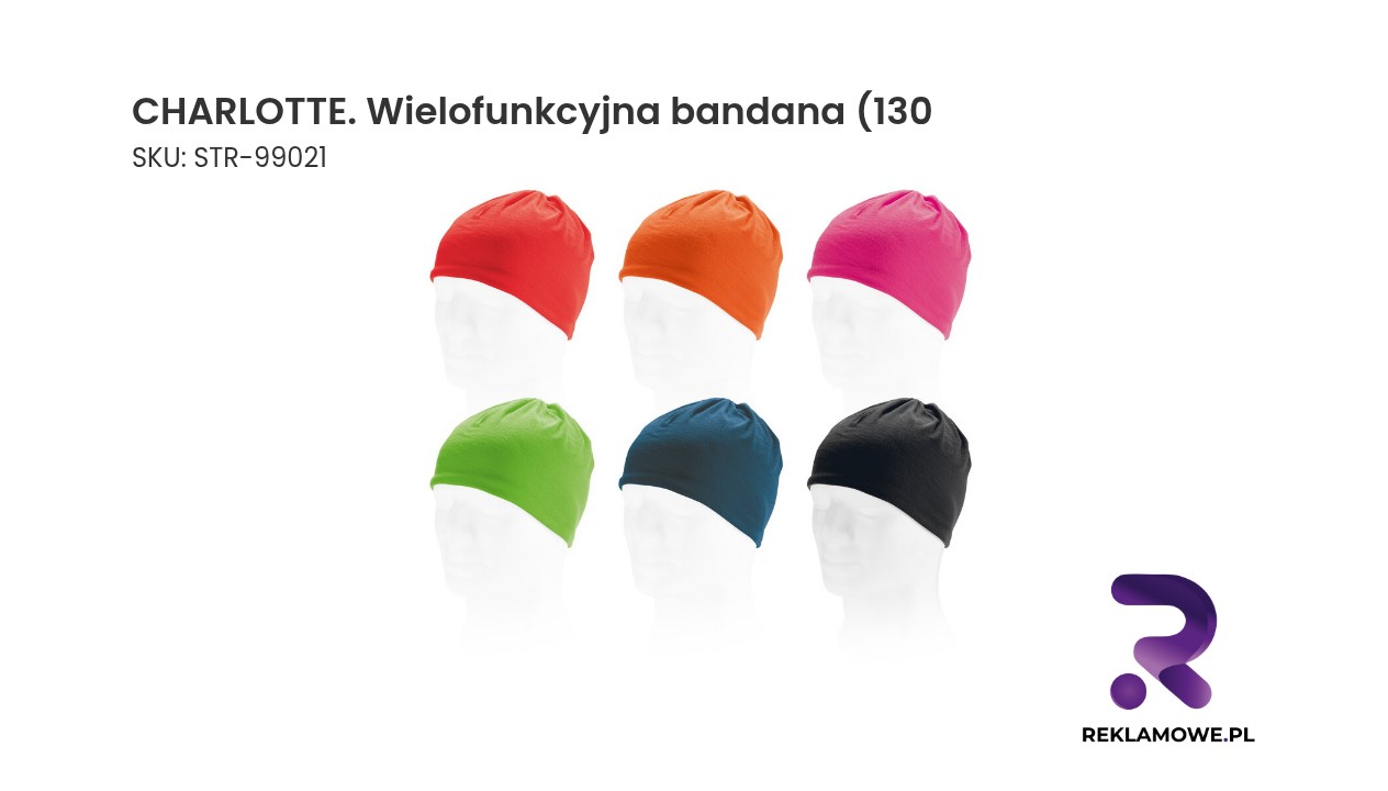 CHARLOTTE wielofunkcyjna bandana 130 - uniwersalna chusta wielofunkcyjna