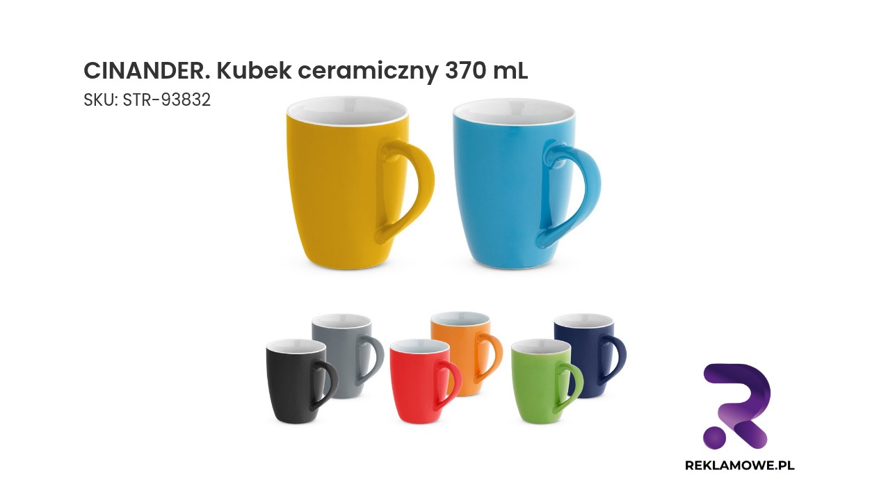 CINANDER. Kubek ceramiczny 370 mL CINANDER kubek ceramiczny 370 mL