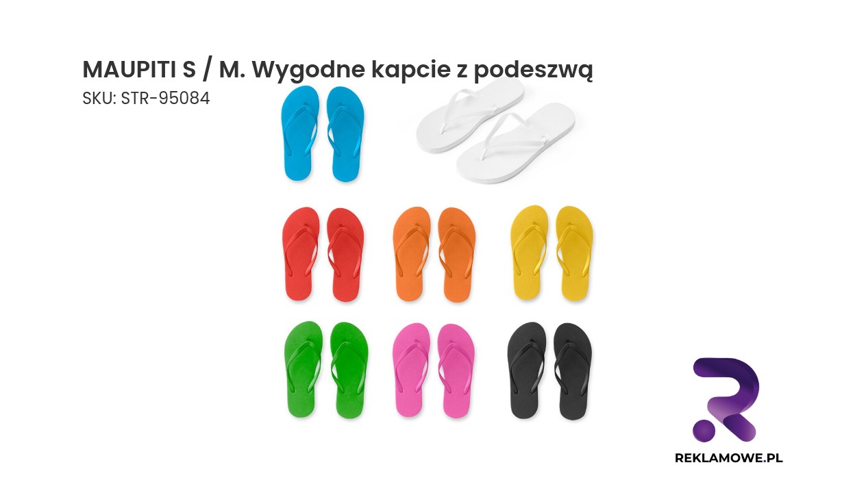 MAUPITI S / M wygodne kapcie z podeszwą
