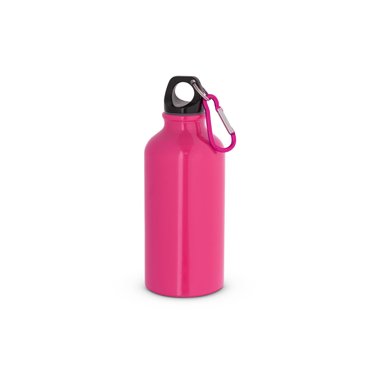 LANDSCAPE S. Aluminiowa butelka sportowa z karabińczykiem 400 ml 94601_set